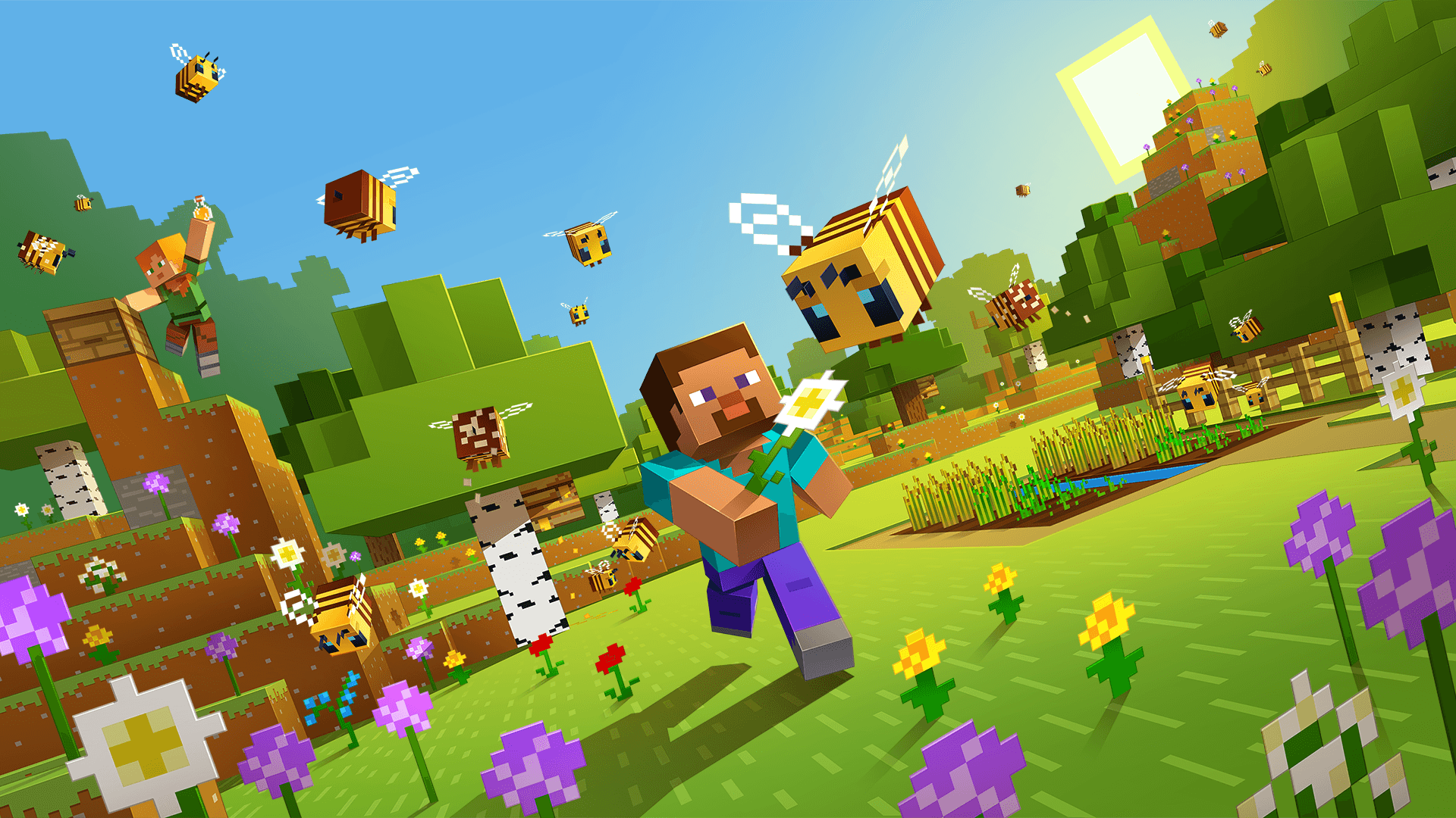 Minecraft landscape